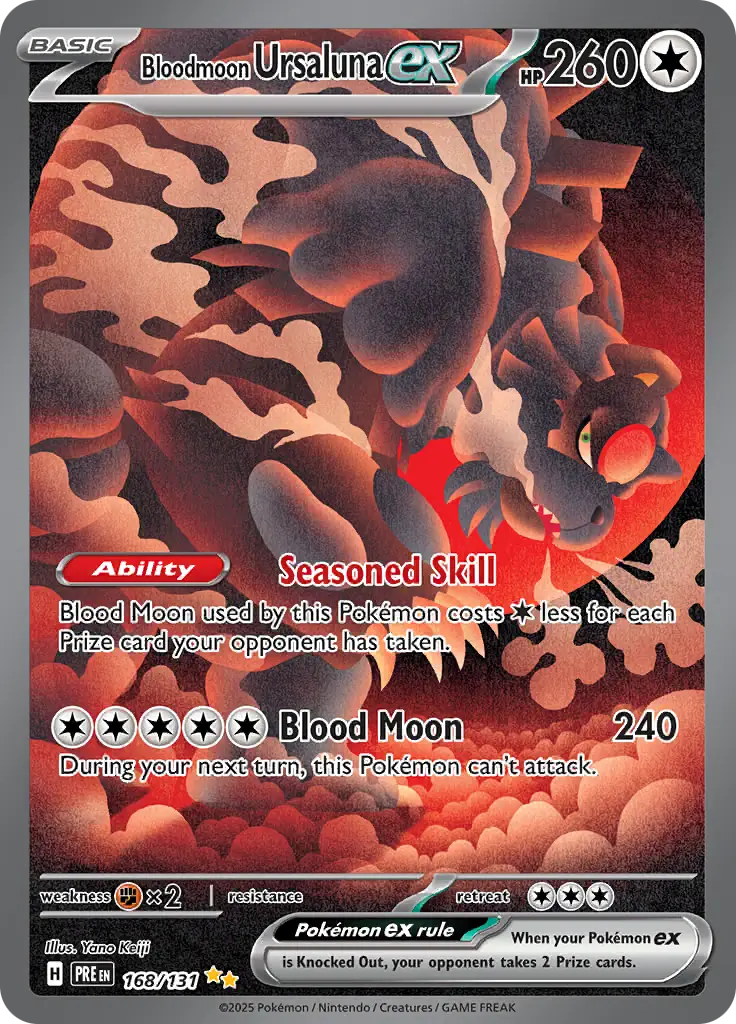 Bloodmoon Ursaluna ex 168 Normal