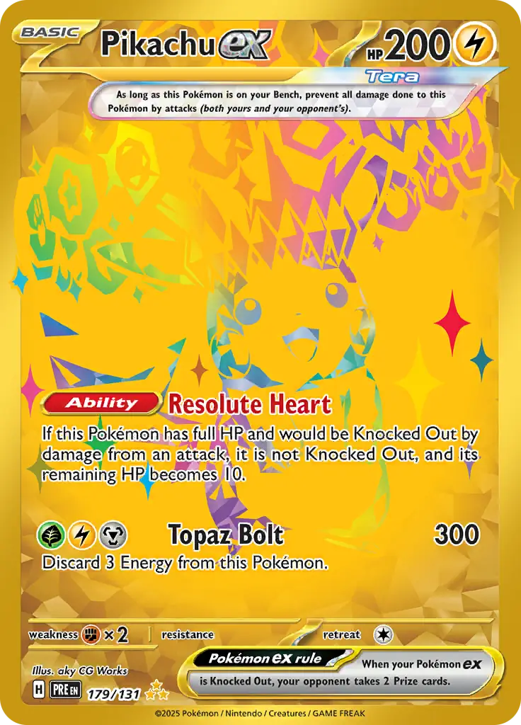 Pikachu ex 179 Normal