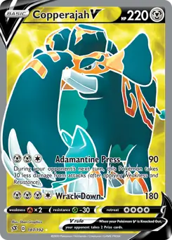 Full Art Copperajah V 187