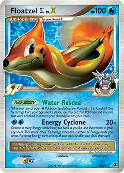 Floatzel GL Lv.X 104 Normal