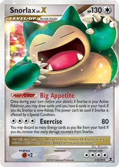 Snorlax Lv.X 111 Normal