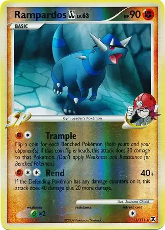 Rampardos GL Reverse Holo 11