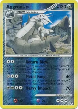 Aggron Reverse Holo 14 Normal