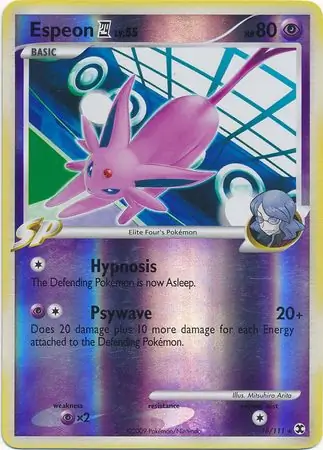 Espeon E4 Reverse Holo 18 Normal