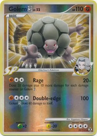 Golem E4 Reverse Holo 23 Normal