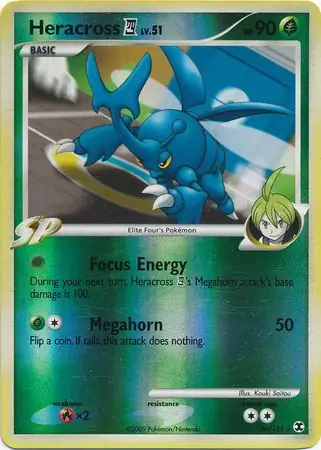 Heracross E4 Reverse Holo 24 Normal