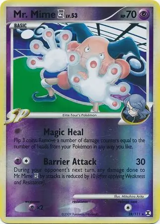 Mr. Mime E4 Reverse Holo 28