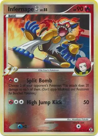 Infernape E4 Reverse Holo 43 Normal