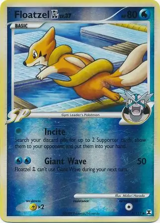 Floatzel GL Reverse Holo 4 Normal