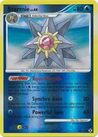 Starmie Reverse Holo 50 Normal