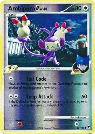Ambipom G Reverse Holo 56 Normal