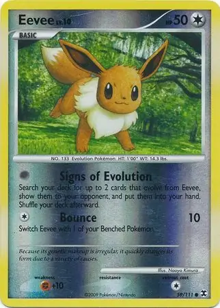 Eevee Reverse Holo 59 Normal