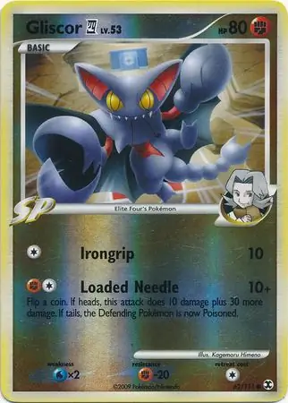 Gliscor E4 Reverse Holo 62 Normal