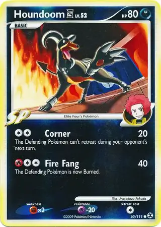 Houndoom E4 Reverse Holo 65