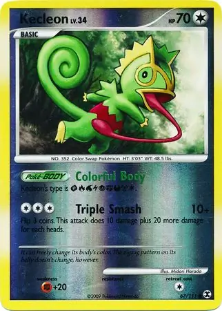 Kecleon Reverse Holo 67 Normal