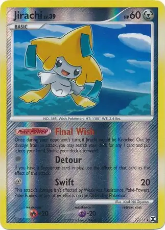 Jirachi Reverse Holo 7