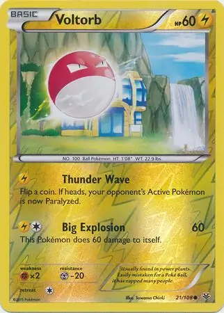 Voltorb Reverse Holo 21 Normal