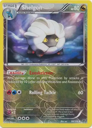 Shelgon Reverse Holo 56 Normal