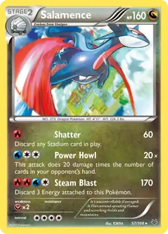 Salamence Holo 57