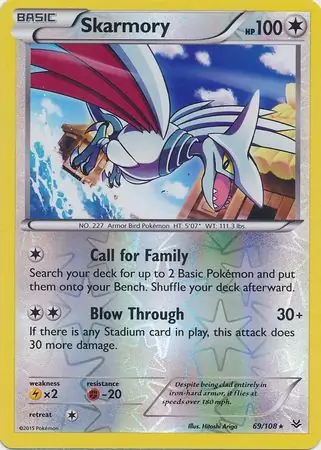 Skarmory Reverse Holo 69 Normal