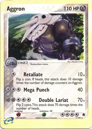 Aggron Reverse Holo 1