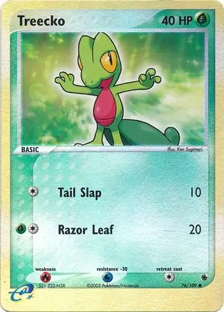Treecko Reverse Holo 76