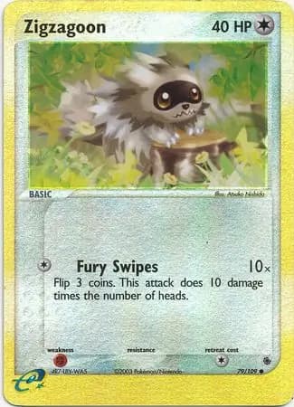Zigzagoon Reverse Holo 79
