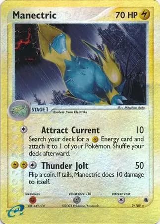 Manectric Reverse Holo 9