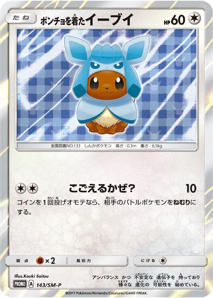 Poncho-wearing Eevee 143