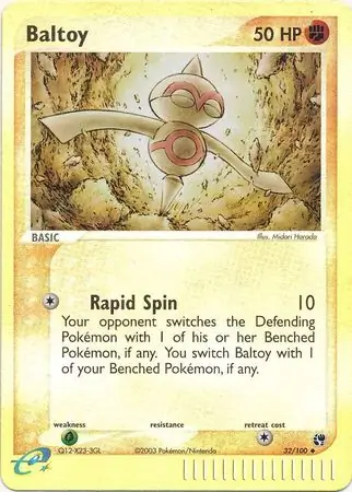 Baltoy Reverse Holo 32 Normal
