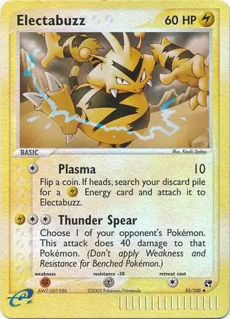 Electabuzz Reverse Holo 35 Normal