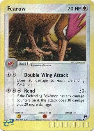 Fearow Reverse Holo 37 Normal