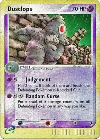 Dusclops Reverse Holo 4 Normal