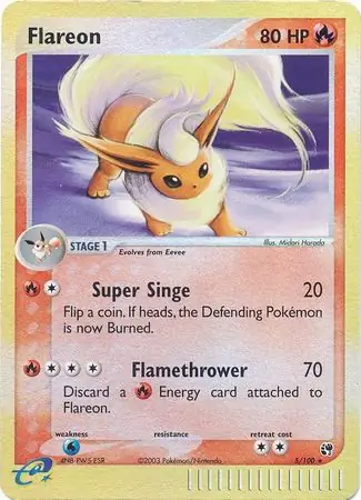 Flareon Reverse Holo 5 Normal