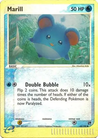 Marill Reverse Holo 68 Normal
