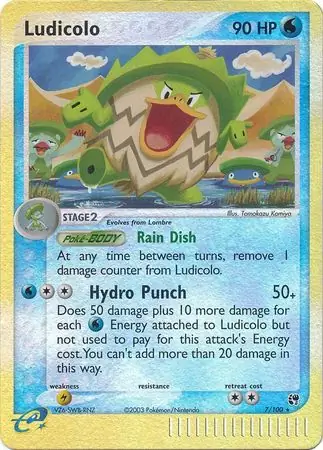 Ludicolo Reverse Holo 7 Normal