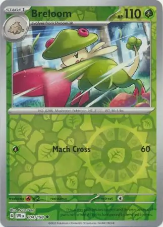 Breloom Reverse Holo 004 Normal