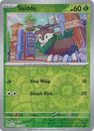 Skiddo Reverse Holo 011 Normal