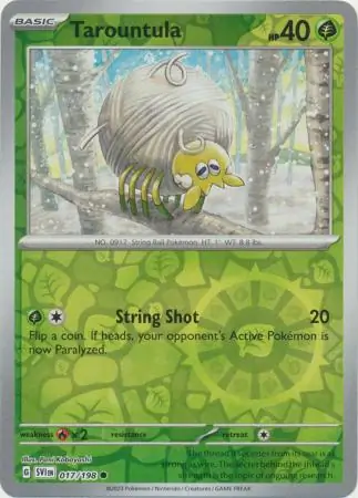 Tarountula Reverse Holo 017 Normal
