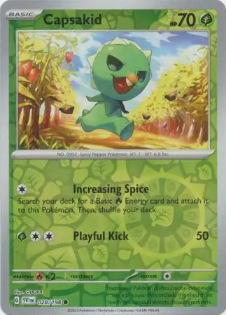 Capsakid Reverse Holo 028 Normal