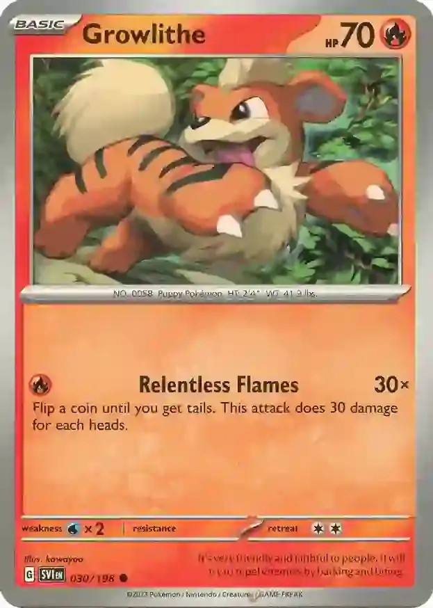 Growlithe 030 Normal