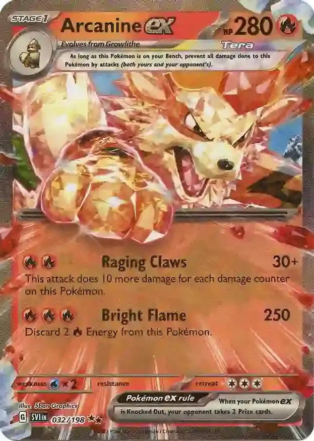 Arcanine ex 032 Normal