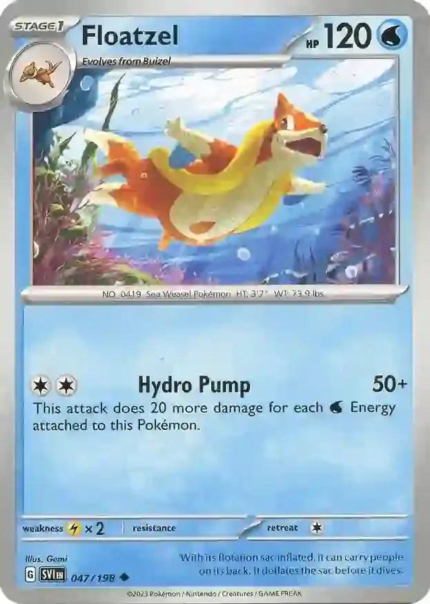 Floatzel 047 Normal