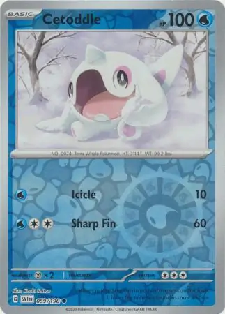 Cetoddle Reverse Holo 059 Normal