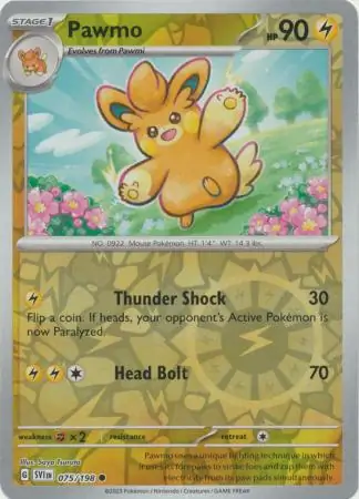 Pawmo Reverse Holo 075 Normal