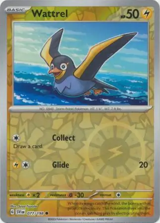 Wattrel Reverse Holo 077 Normal