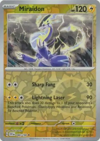 Miraidon Reverse Holo 080
