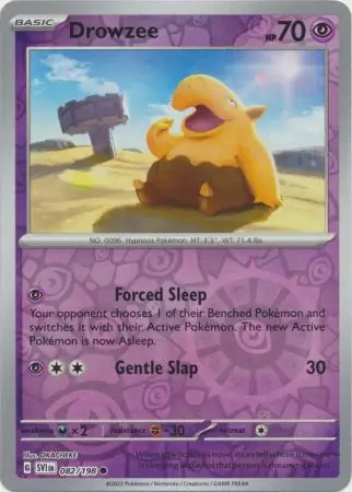 Drowzee Reverse Holo 082 Normal