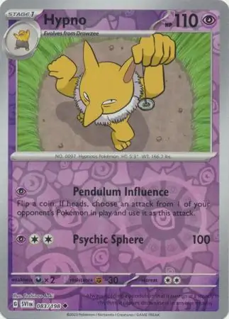 Hypno Reverse Holo 083 Normal