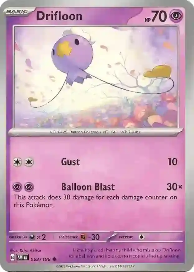 Drifloon 089 Normal